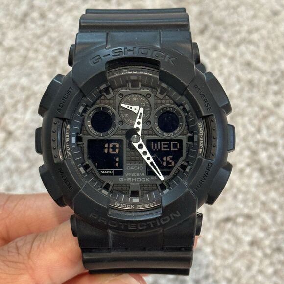 Casio Black G Shock GA-100 5081 Digital Watch w/ New Battery - Picture 1 of 6